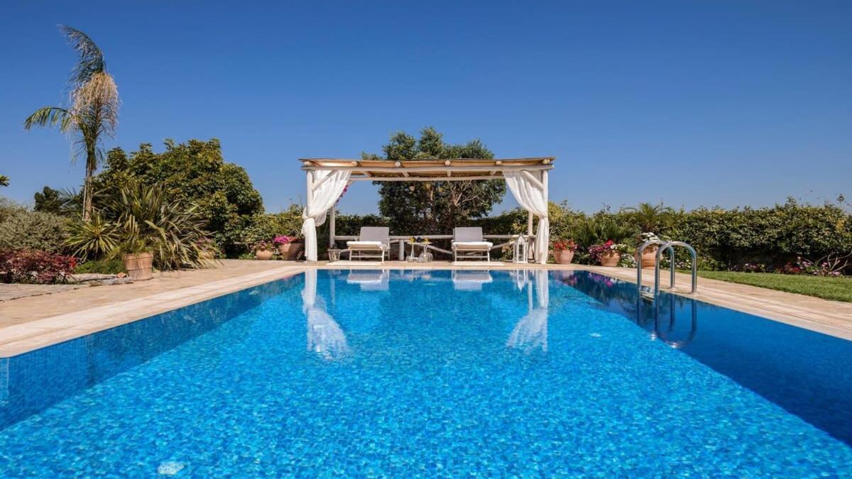 Chania Secluded Gem - Kallithea Private Pool Villa Pemonia Ngoại thất bức ảnh